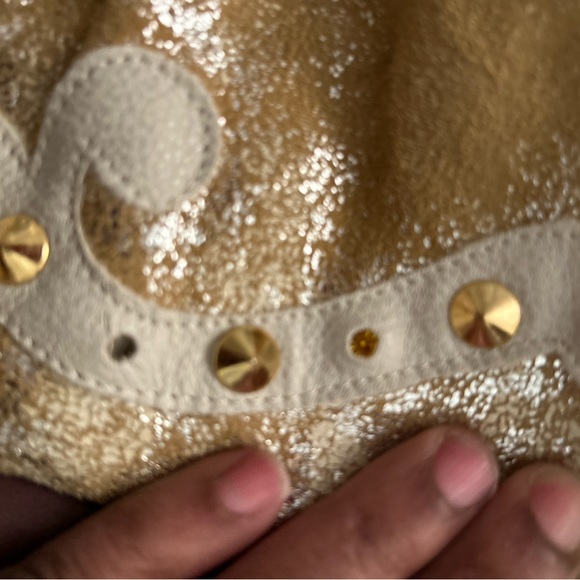 High Fashion Leather (Suede) Rhinestone Boots - Picture 11 of 13